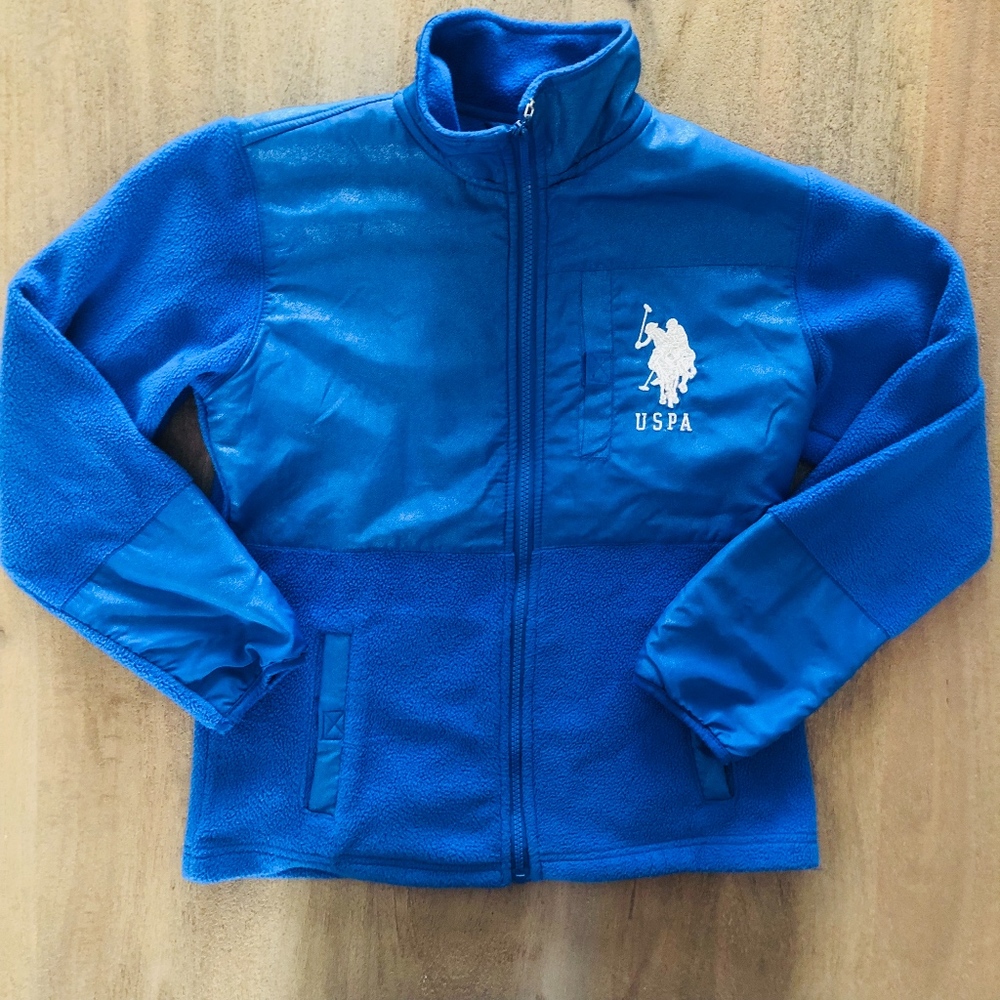 Blue Polo Full Zip Jacket -O7